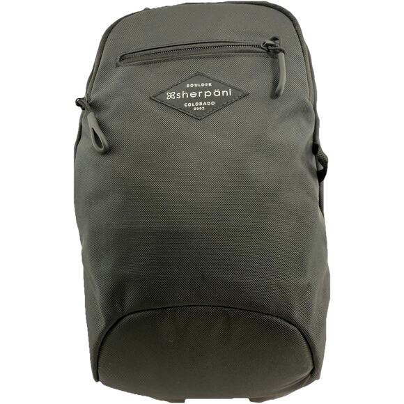 Sherpani Vespa Backpack Black Nylon Travel Daypack Laptop Bag Women's O/S NWOT - Picture 2 of 16